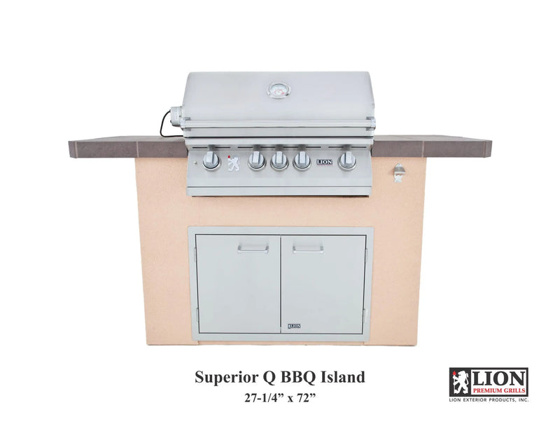 Lion Superior Q BBQ Island